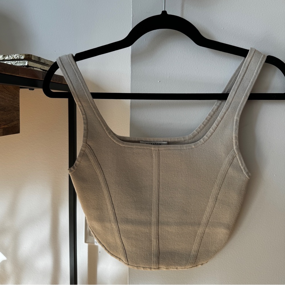 Aritzia - Babton Sculpt Knit Bustier Tank